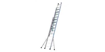 Echelles coulisse à corde 3 plans