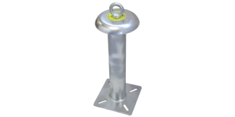 Potelet point d’ancrage tube rond