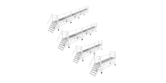 Quai modulaire de déchargement camion